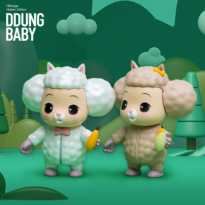 Ddung baby Animal party series Toy figures Blind box